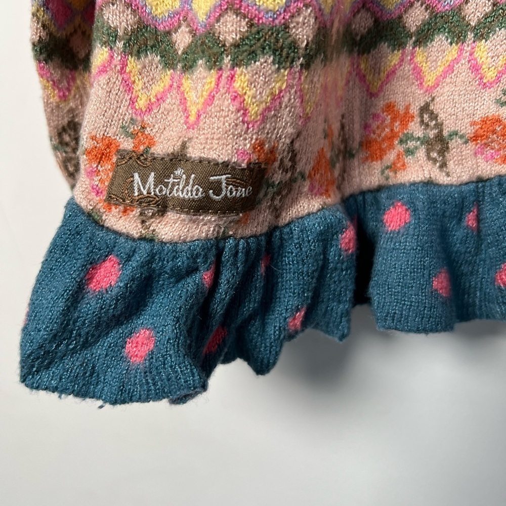 Matilda Jane Sweater Top Keep Me Cozy Choose Your Path Fall Size 6 Girls - Picture 4 of 5